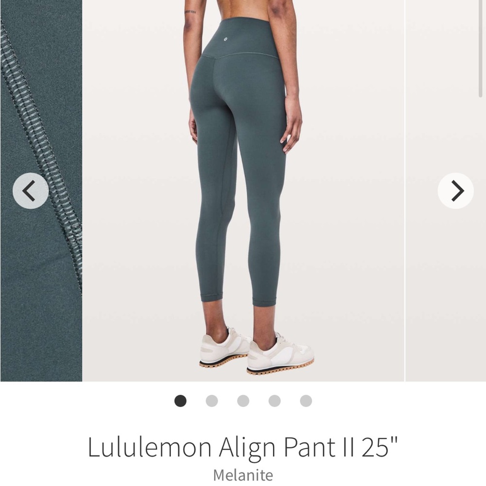 Lululemon Align Pant 25" in Melanite